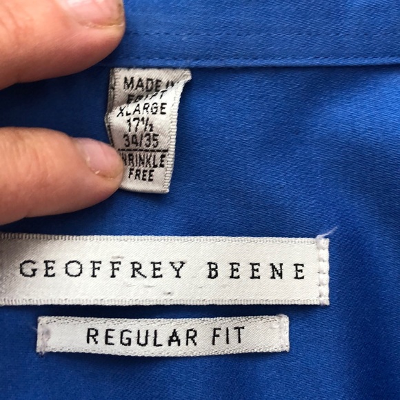 Geoffrey Beene Men’s Regular Button Down Shirt - Picture 2 of 7